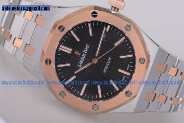 Audemars Piguet Royal Oak 41MM Perfect Replica Watch Rose Gold 15400ST.OO.1220ST.007 (EF)